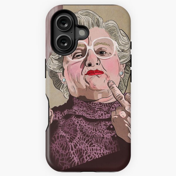 Item preview, Mrs Doubtfire middle finger - Illustration - Robin Williams - Film  designed and sold by HatchetBooth.