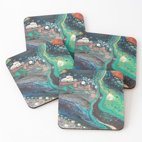 Item preview, Acrylic Pour 9.19 designed and sold by scsdesignsco.