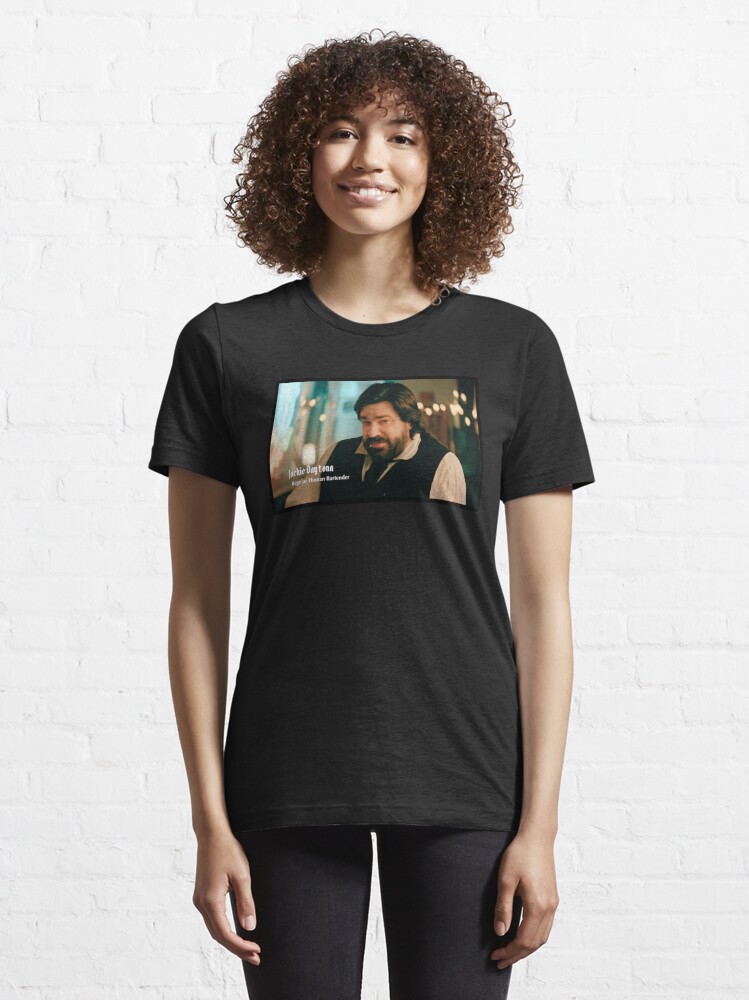 Alternate view of Jackie Daytona - Regular Human Bartender Essential T-Shirt