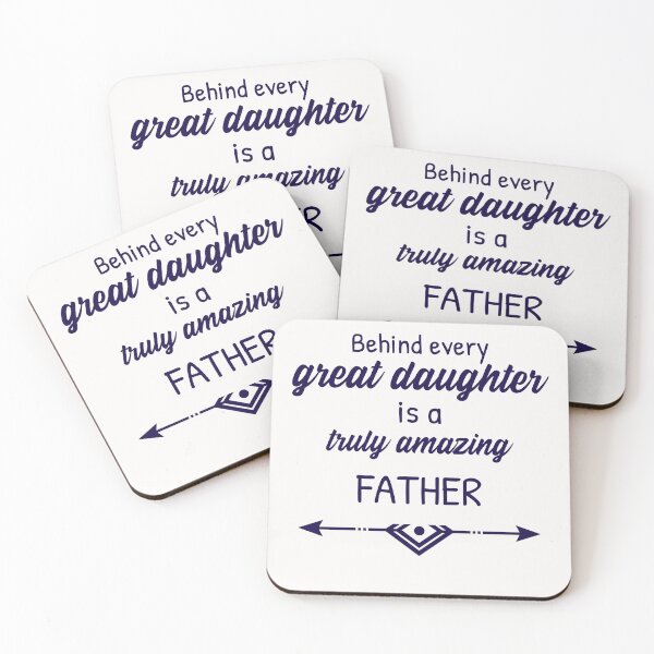Item preview, great daughter - amazing father designed and sold by dazed-draft.