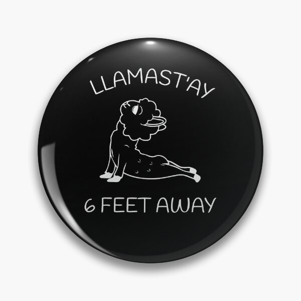 Item preview, Llamast'ay 6 Feet Away | Yoga designed and sold by AJAD212.