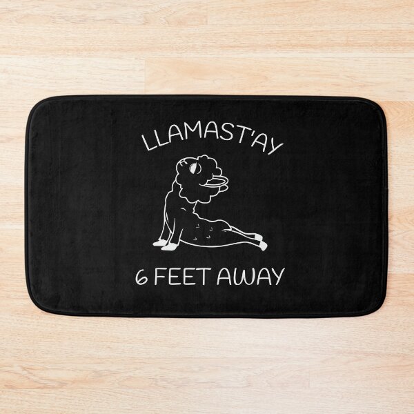 Item preview, Llamast'ay 6 Feet Away | Yoga designed and sold by AJAD212.