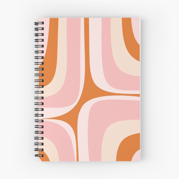 Item preview, Retro Groove Pink and Orange Minimalist Abstract designed and sold by kierkegaard.