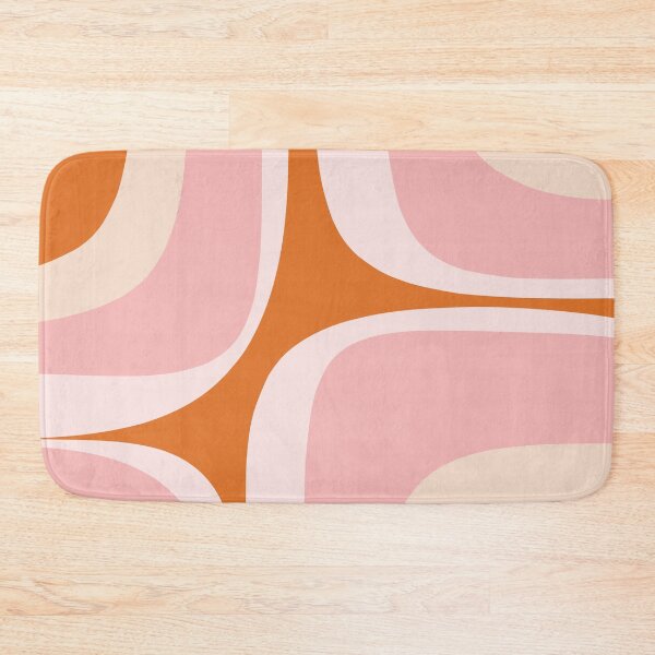 Item preview, Retro Groove Pink and Orange Minimalist Abstract designed and sold by kierkegaard.