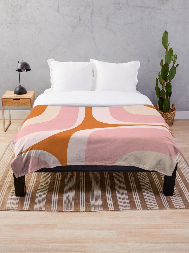 Abstract throw blanket hot sale