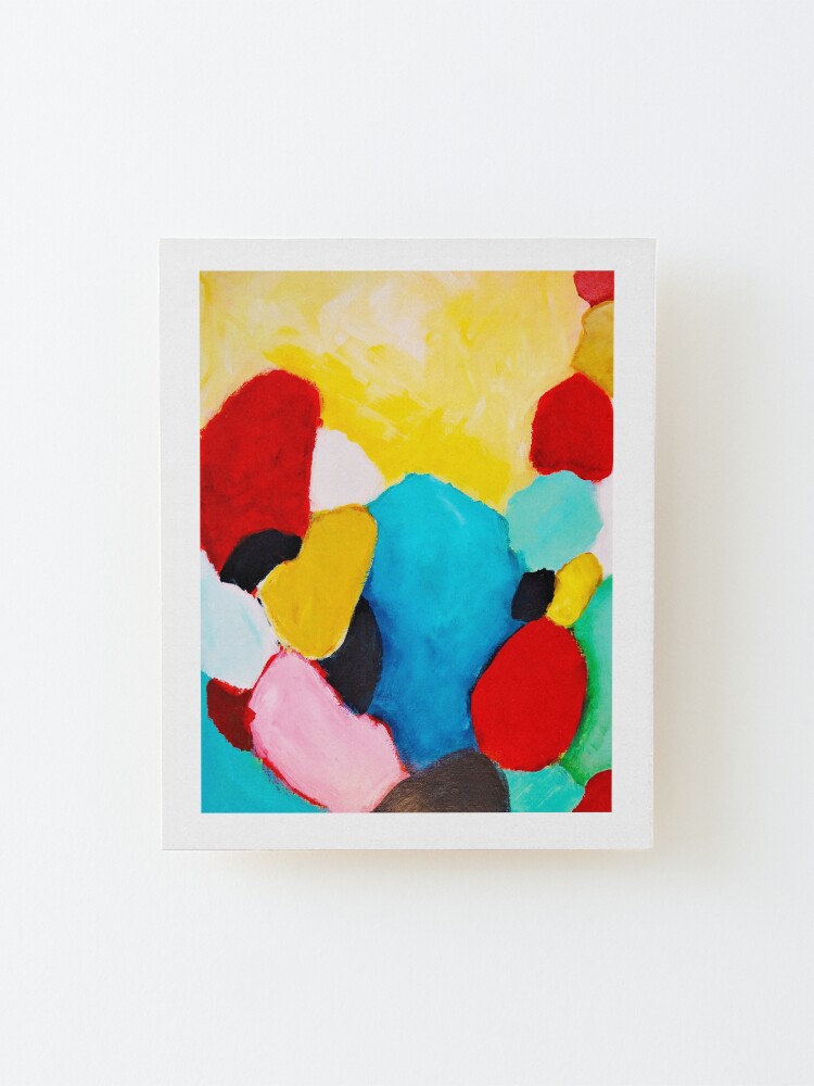 Alternate view of Rocks Mounted Print