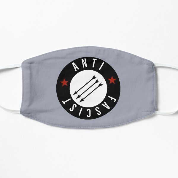 Anti-Fascist | Three Arrows | Iron Front Flat Mask