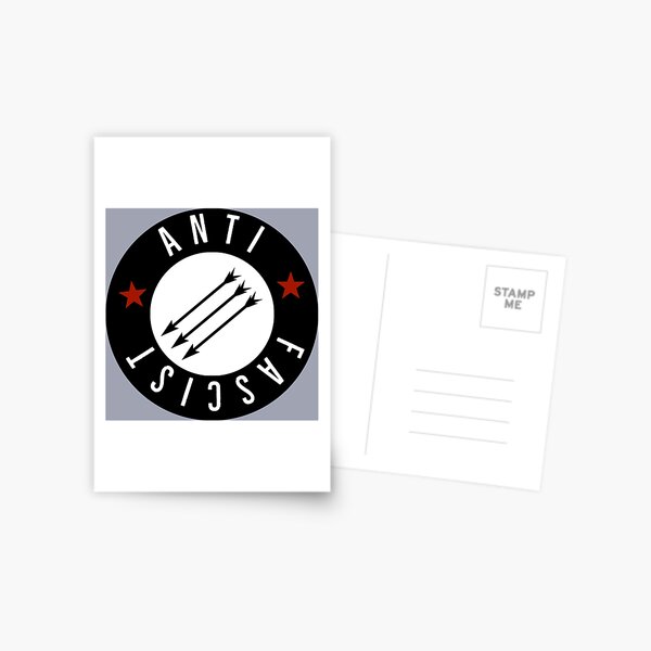 Anti-Fascist | Three Arrows | Iron Front Postcard