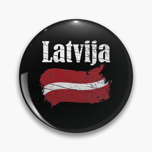 Item preview, Latvija Latvian Flag Vintage Graphic - Latvia Lovers Tourists Souvenir Cool National Gift designed and sold by FunnySunny T-Shirts.