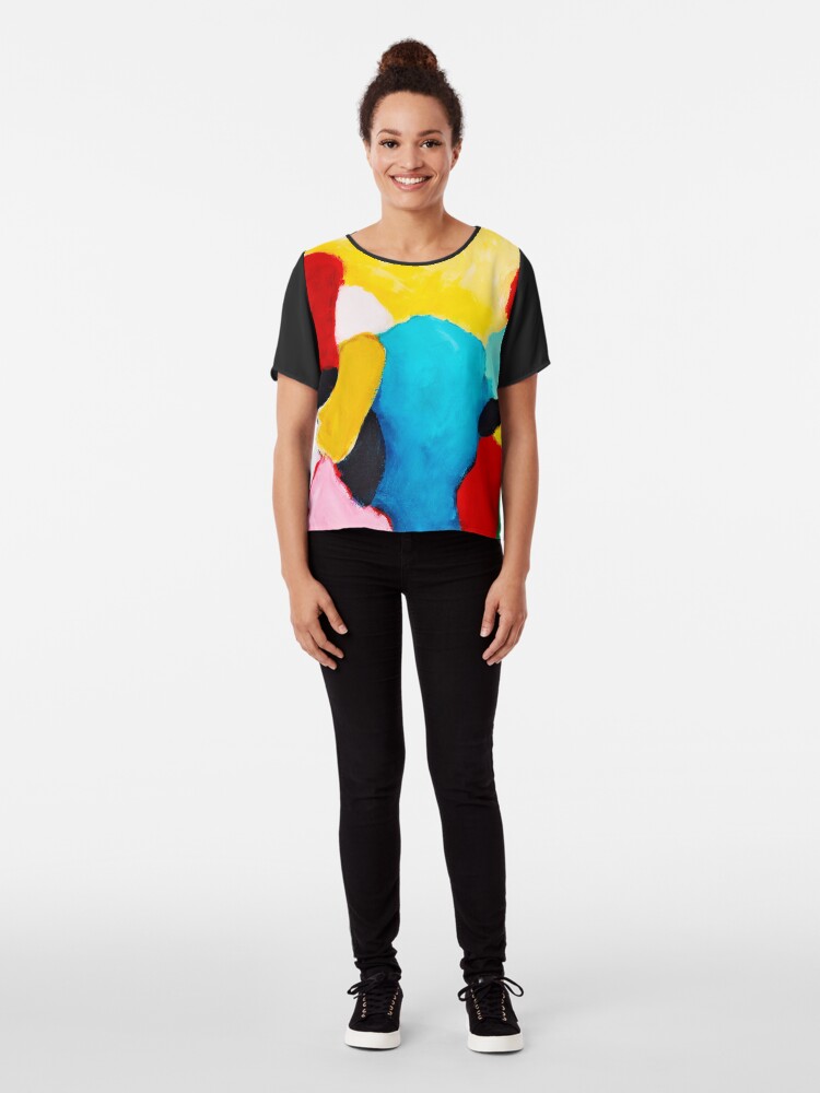 Alternate view of Rocks Chiffon Top
