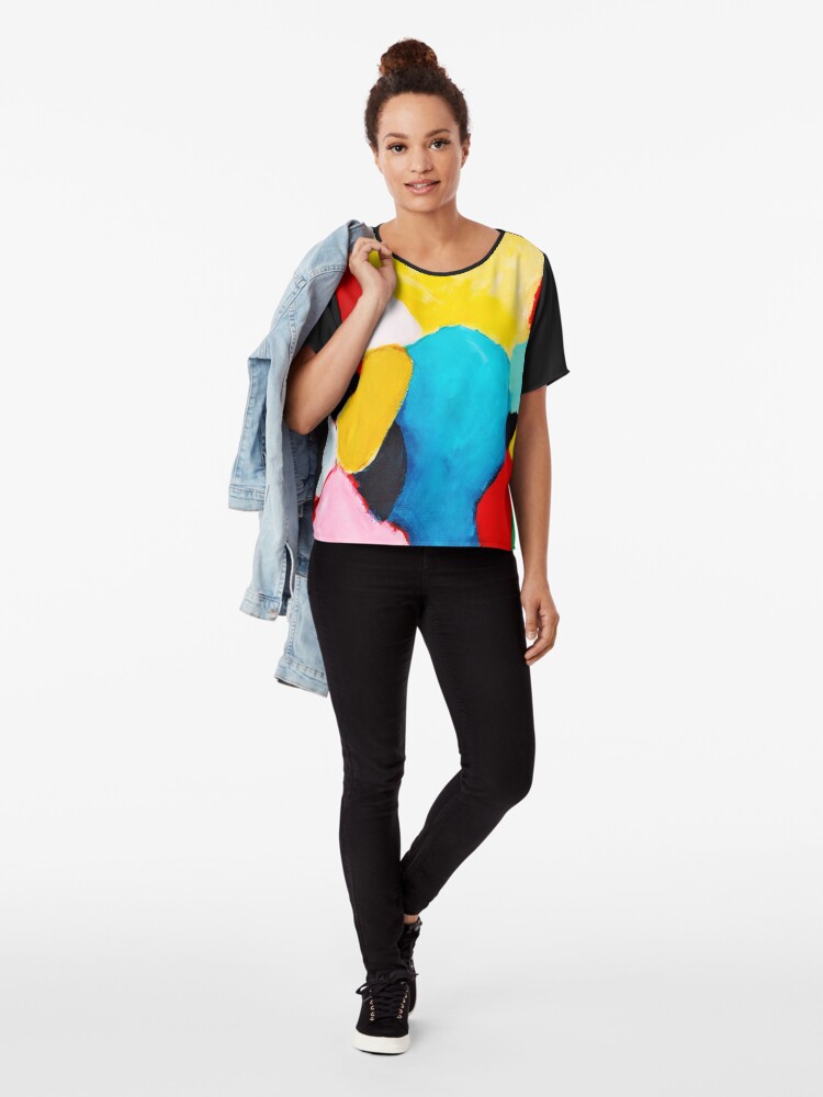 Alternate view of Rocks Chiffon Top