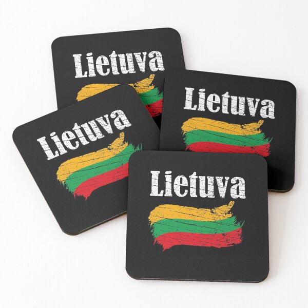Item preview, Lietuva Lithuanian Flag Vintage Graphic - Lithuania Lovers Tourists Souvenir Cool National Gift designed and sold by FunnySunny T-Shirts.