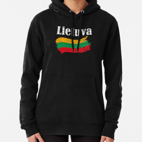 Item preview, Lietuva Lithuanian Flag Vintage Graphic - Lithuania Lovers Tourists Souvenir Cool National Gift designed and sold by FunnySunny T-Shirts.