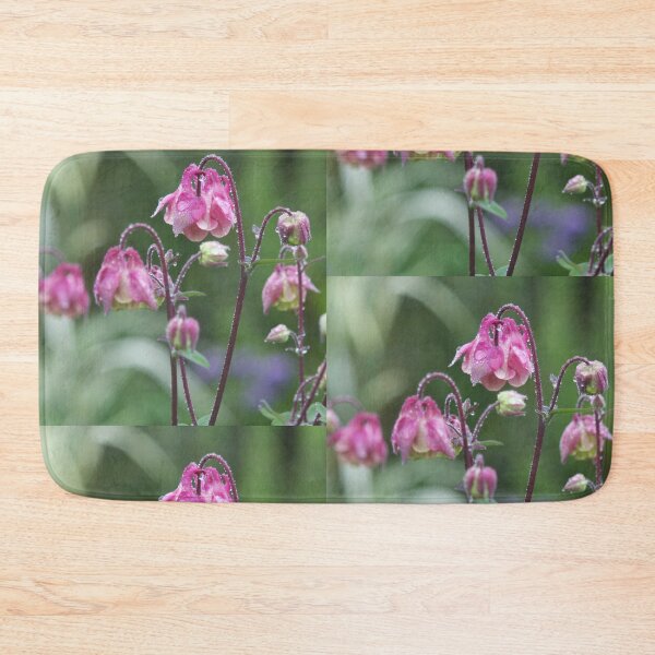 Item preview, Pink aquilegia after the rain. designed and sold by Latch Farm  Studios.
