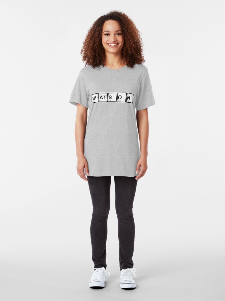 Alternate view of Elementary (My Dear) Watson Slim Fit T-Shirt