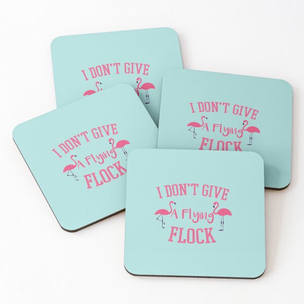 Item preview, I Don't Give A Flying Flock: Funny Pink Flamingo Quotes Gift Idea. designed and sold by cutitoutsir.