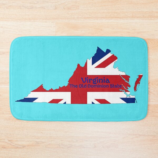 Item preview, Virginia Map with State nickname:  The Old Dominion State designed and sold by Havocgirl.