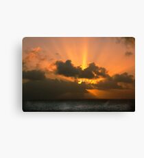 Sunrays Canvas Print
