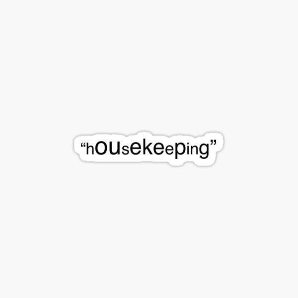 Item preview, housekeeping-jj (outerbanks) designed and sold by haidenhill.