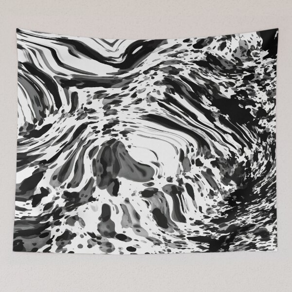 Item preview, Abstract Black and White designed and sold by lellamars.