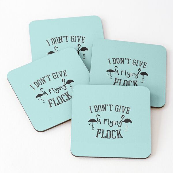 Item preview, I Don't Give A Flying Flock: Funny Pink Flamingo Quotes Gift Idea. designed and sold by cutitoutsir.