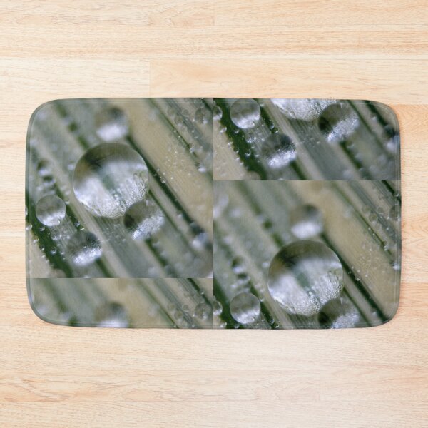 Item preview, Abstract rain on variegated leaves designed and sold by Latch Farm  Studios.