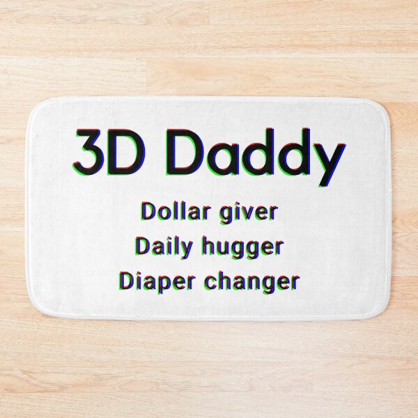 Item preview, Father's Day Gift, 3D Daddy, Dollar giver Daily hugger Diaper changer designed and sold by offtza.