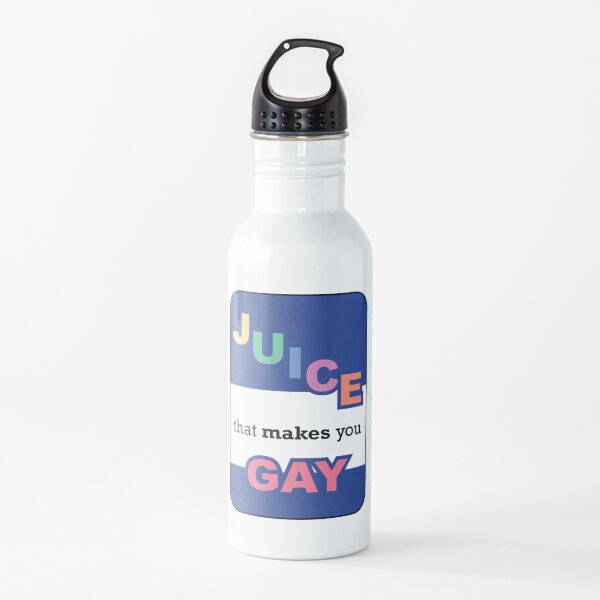 Juice that makes you gay Water Bottle