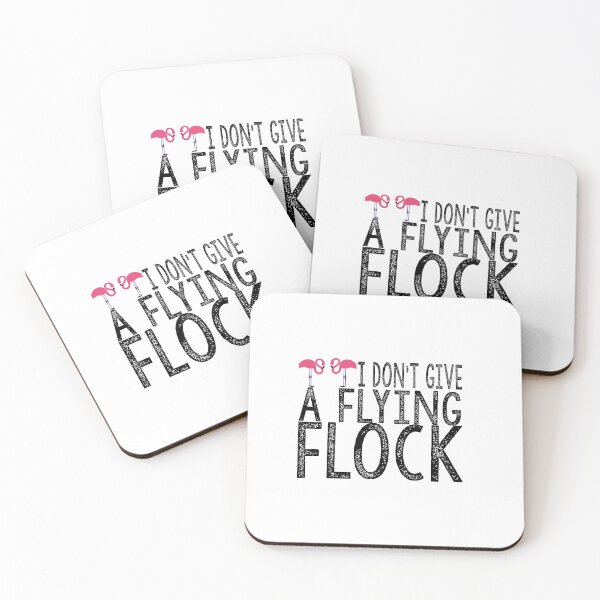 Item preview, I Don't Give A Flying Flock: Funny Pink Flamingo Quotes Gift Idea. designed and sold by cutitoutsir.