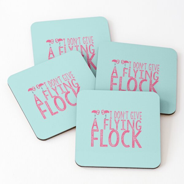 Item preview, I Don't Give A Flying Flock: Funny Pink Flamingo Quotes Gift Idea. designed and sold by cutitoutsir.