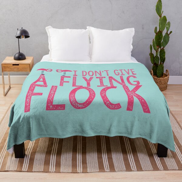 Item preview, I Don't Give A Flying Flock: Funny Pink Flamingo Quotes Gift Idea. designed and sold by cutitoutsir.