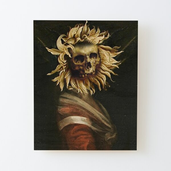 THE DEAD LEAVES Wood Mounted Print