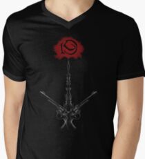 Rose and Tower Men's V-Neck T-Shirt