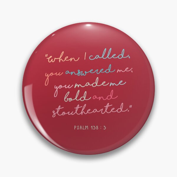 Item preview, Psalm 138:3 color designed and sold by ReVivingHoPe.