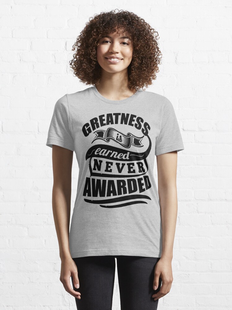 Round Neck T Shirt - gym / Slogan Print