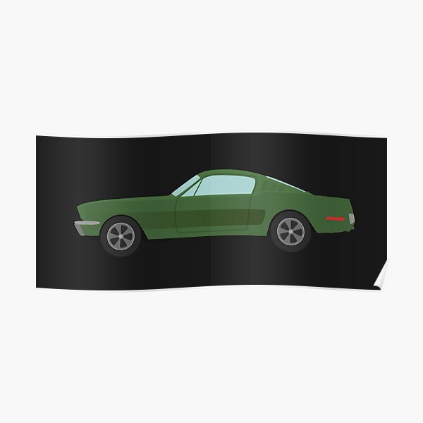 Bullit voiture seul Poster