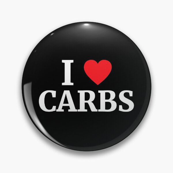 Item preview, I Love Carbs Heart  designed and sold by Vanover Designs.