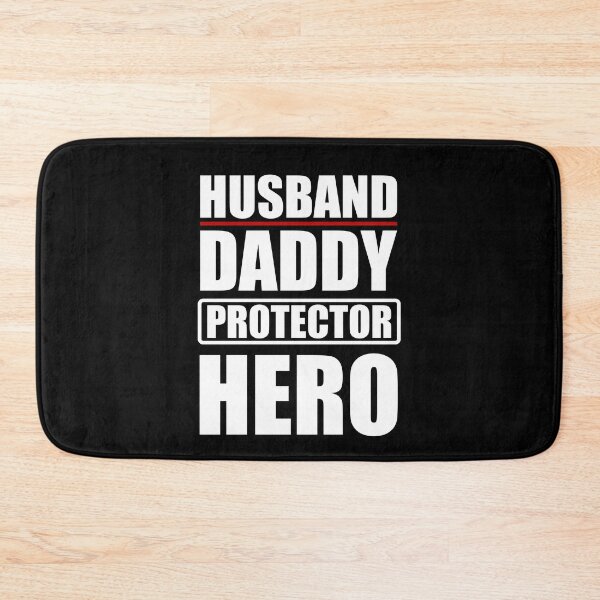 Item preview, Husband Daddy Protector Hero Mens - Father's day gift designed and sold by zerouss.