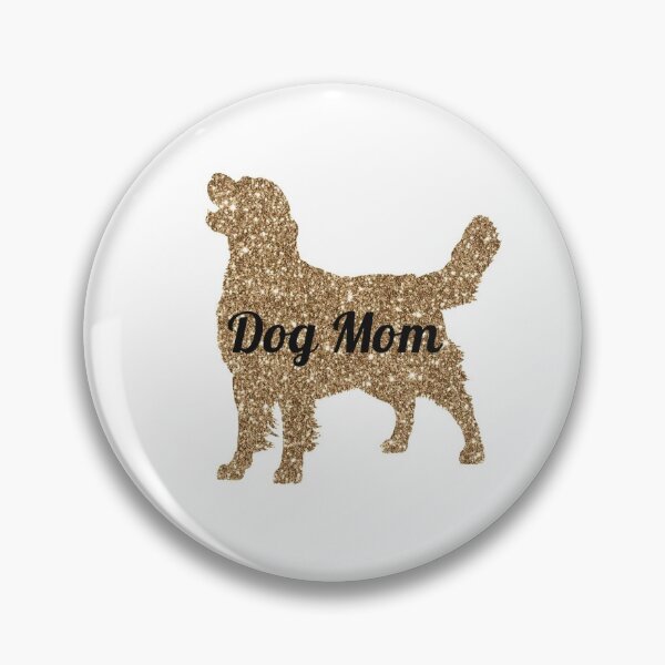 Item preview, Golden Glitter Dog Mom designed and sold by Dalaura.