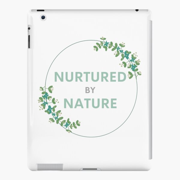 Nurtured By Nature Flowers iPad Snap Case
