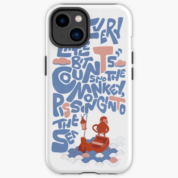 Monkey does his part iPhone Tough Case