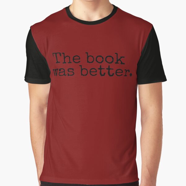 Item preview, The Book Was Better and Period Old Typography Machine Style  designed and sold by alenaz.