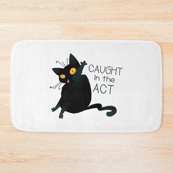 Item preview, Startled Cat Caught in the Act of Licking designed and sold by supermara.