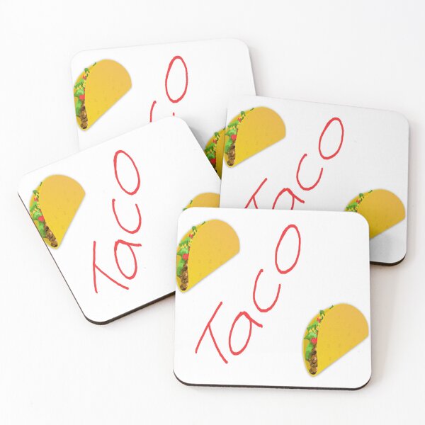 Item preview, Taco white pattern designed and sold by tetibright.