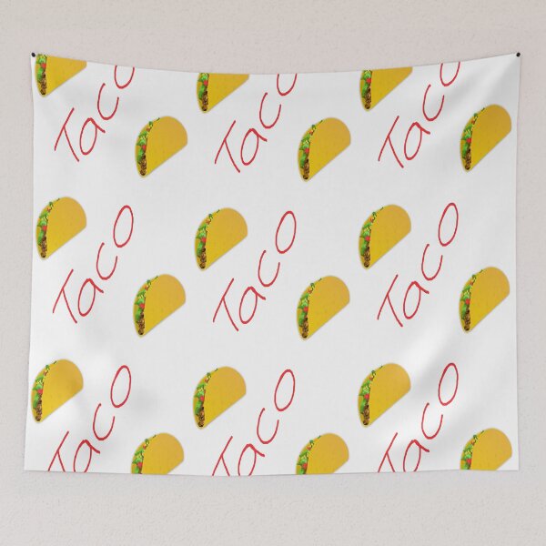 Item preview, Taco white pattern designed and sold by tetibright.