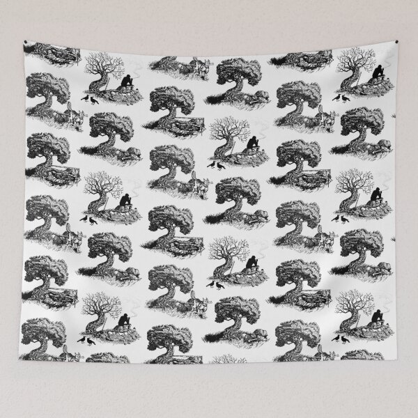Item preview, Murder Mystery Toile designed and sold by ninniku.