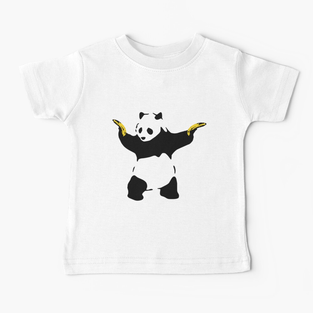 Bad Panda Stencil Baby T-Shirt