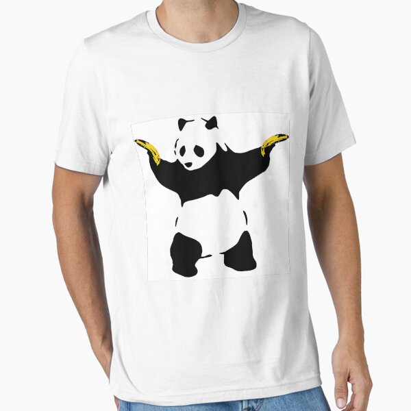 Vista previa del artículo con la obra «Bad Panda Stencil», diseñado y vendido por gtcdesign.