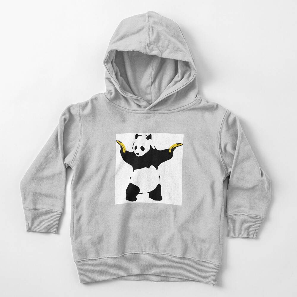 Bad Panda Stencil Toddler Pullover Hoodie
