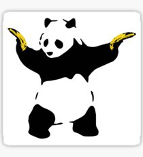 Bad Panda Stencil Sticker